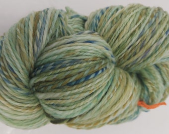 Mystery fiber and colorway handspun wool yarn #2