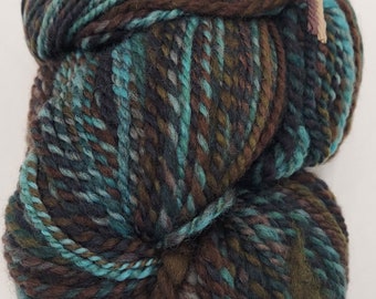 Tribe heathered BFL handspun wool yarn