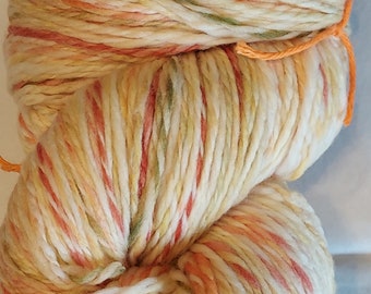 Just Peachy Handspun Superwash Merino/Nylon wool