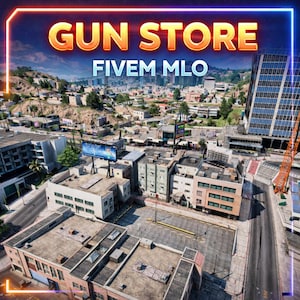 Tienda de armas / FiveM MLO / MLO / Optimizado / Juego de rol / Alta calidad /