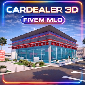 Revendedor de carros 3D | FiveM MLO | MLO | Otimizado | Roleplay | Alta qualidade |