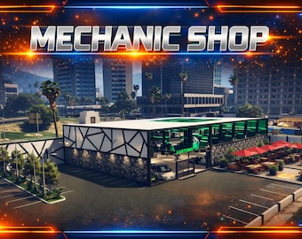 Mechanic Shop | Fivem mlo | Mlo | Optimized| Roleplay | High quality|