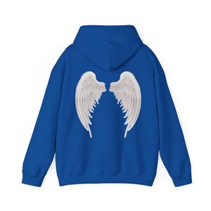 Angel Wings Hoodie | Unisex Heavy Blend™ Hooded Sweatshirt image 8