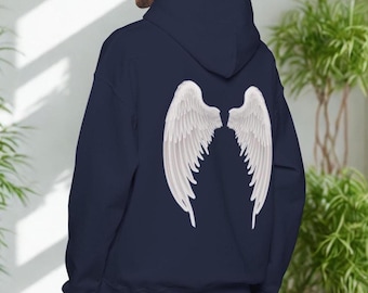 Angel Wings Hoodie | Unisex Heavy Blend™ Hooded Sweatshirt