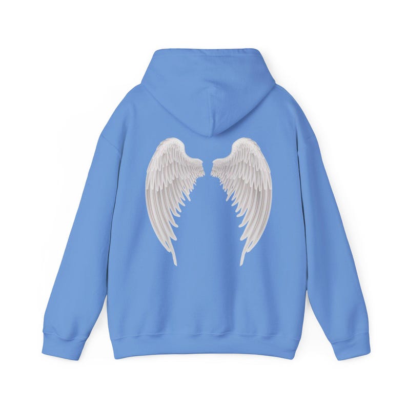 Angel Wings Hoodie | Unisex Heavy Blend™ Hooded Sweatshirt image 7