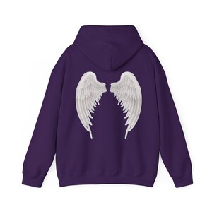Angel Wings Hoodie | Unisex Heavy Blend™ Hooded Sweatshirt image 10