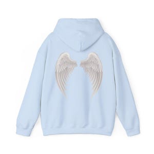 Angel Wings Hoodie | Unisex Heavy Blend™ Hooded Sweatshirt image 6