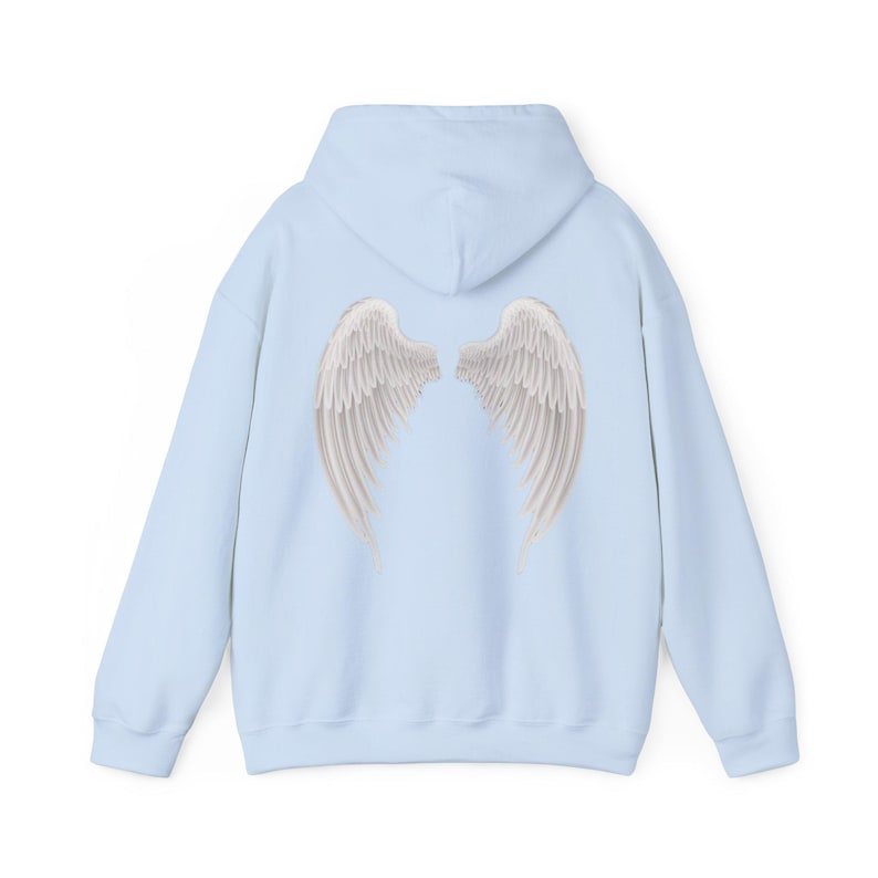Angel Wings Hoodie | Unisex Heavy Blend™ Hooded Sweatshirt image 6
