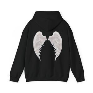 Angel Wings Hoodie | Unisex Heavy Blend™ Hooded Sweatshirt image 2
