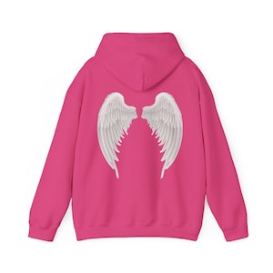 Angel Wings Hoodie | Unisex Heavy Blend™ Hooded Sweatshirt image 12