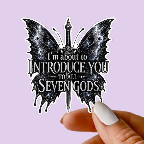 Fantasy Bookish Sticker - Quicksilver Inspired Sticker | Bookish Sticker