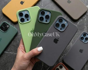 Weiche iPhone Hülle aus Flüssigsilikon: Schlanke Schutzhülle, rutschfester Griff
