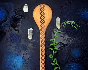 The Bridge Between Spoon | Handcrafted Wooden Spoon | Mystical Kitchen Tool