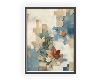 Modern Abstract Maple Leaf Wall Art