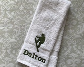 Personalized Snowboarding Towel SBST02 // Basketball Gifts // Team Gift //