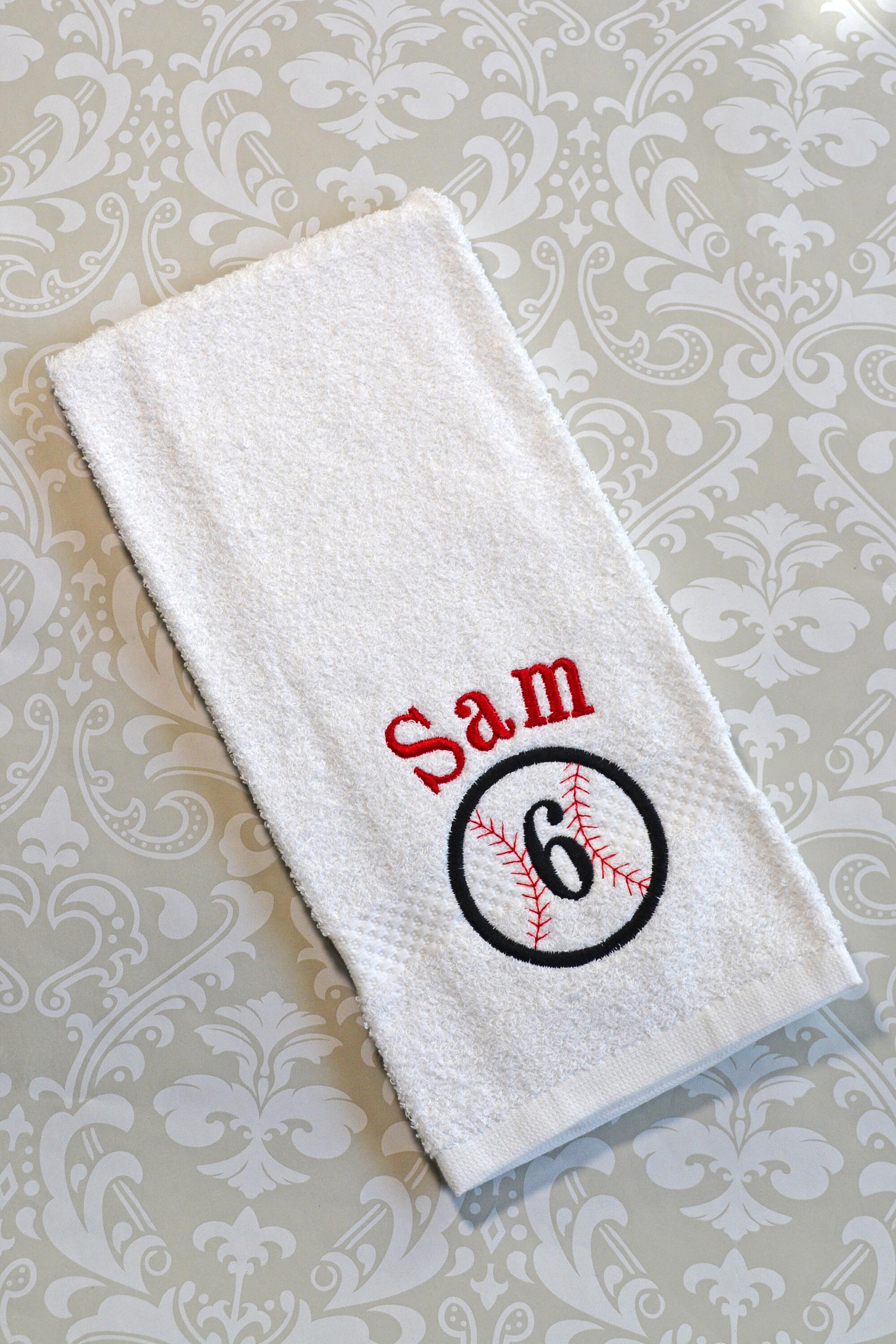 Personalized Baseball Towel ST001 // Baseball Gifts // Coach Etsy