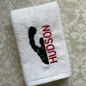 Personalized Boxing Towel STBX // Personalized Gift // Boxer Gift // Coach Gift // Gift for him // Gift for her
