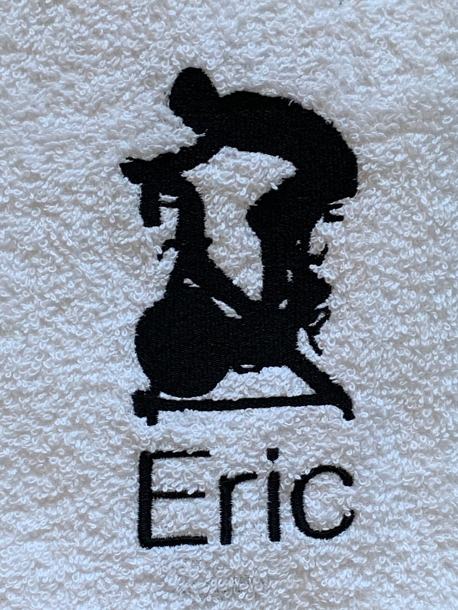 Personalized Indoor Cycling Towel STIC1 // Cycling Towel // Etsy