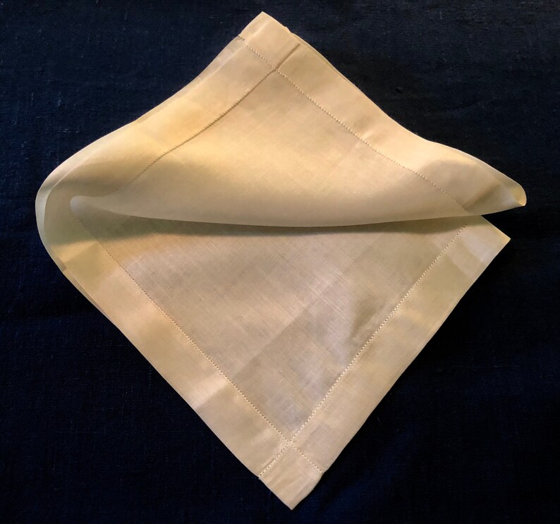 Irish Linen Handkerchief Men's Hemstitched Hankie Pure Etsy