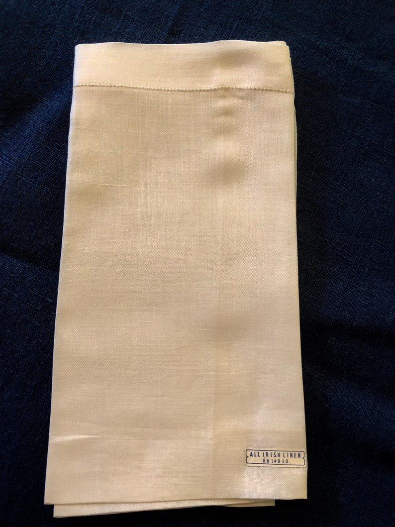 Irish Linen Handkerchief Men's Hemstitched Hankie Pure Etsy