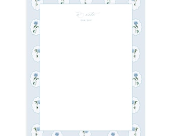 Blue Hydrangea Note Cards