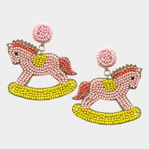 Bright Toy Horse Beads, Colorful Animal Beads, Pony Beads, Horse Charm, Toy  Beads, Fun Beads for Jewelry Making 