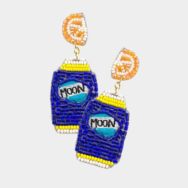 Beer Can Earrings Etsy