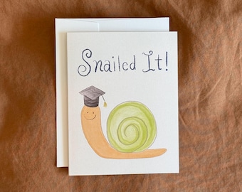 Graduation Card | Congratulations Cards | You Snailed It!