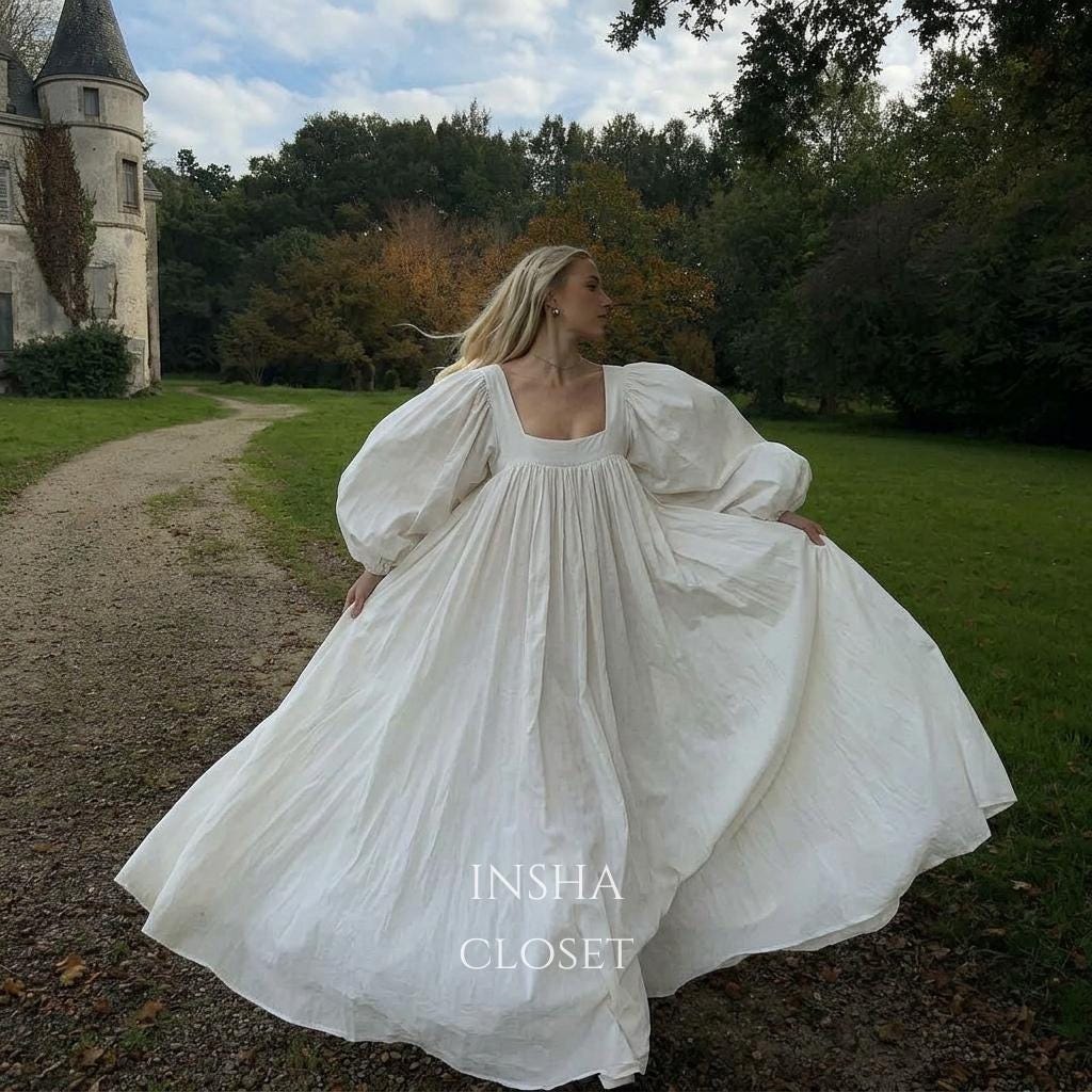 white dress tight top flowy bottom 5/24