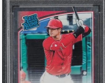 Shohei Ohtani 2018 Donruss Optic Signatures ROOKIE AUTO psa 10 Mystery Pack