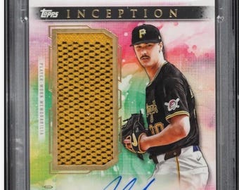 Paul Skenes 2024 Topps Inception Game Sock Relic ROOKIE PATCH AUTO /25 paquete misterioso