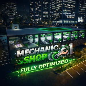 FiveM MLO Mechanic Shop One / Texture ottimizzate, installazione semplice