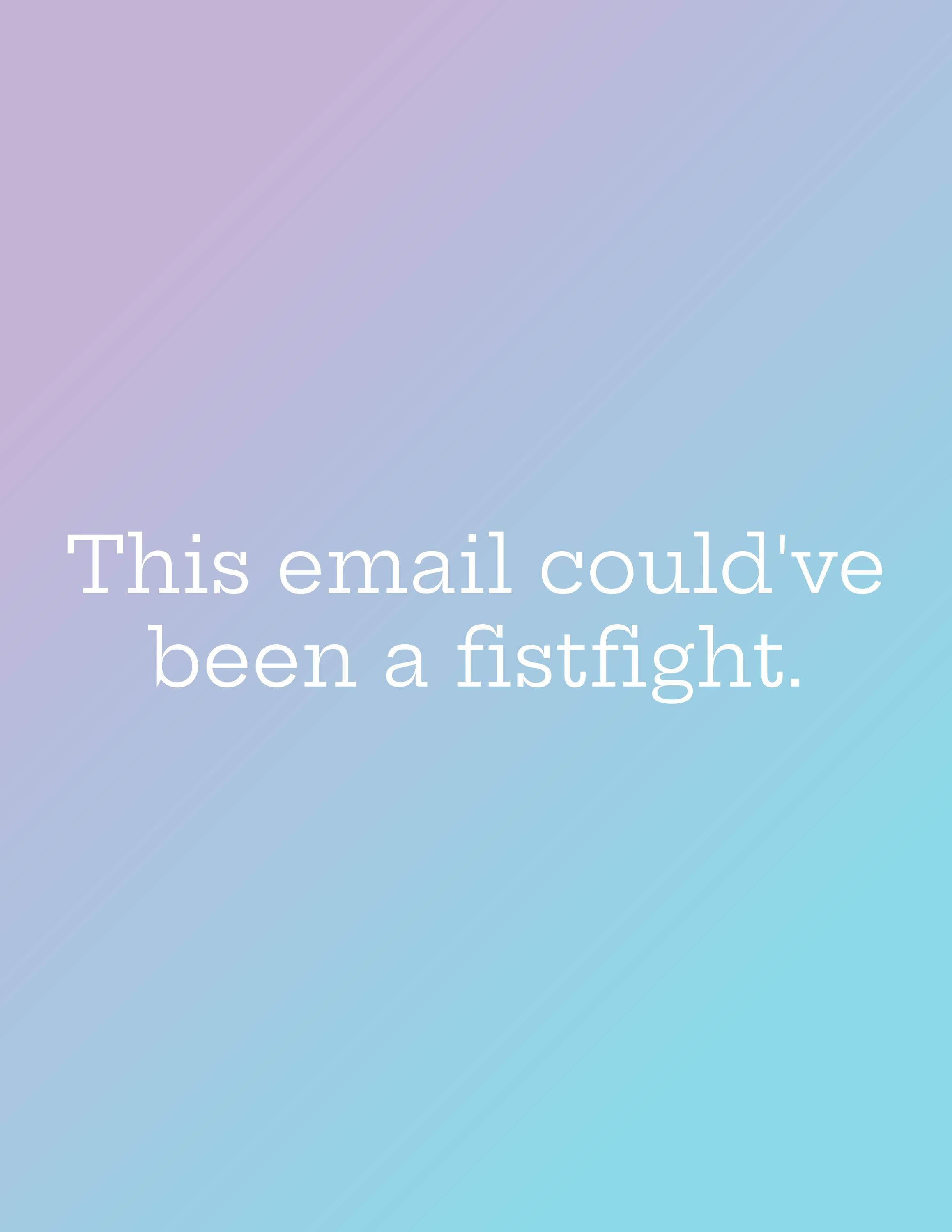 Funny Typographic Wall Art – This Email Could've Been - Office Decor ...
