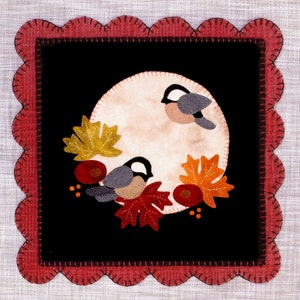 Autumn Chickadee Digital Pattern