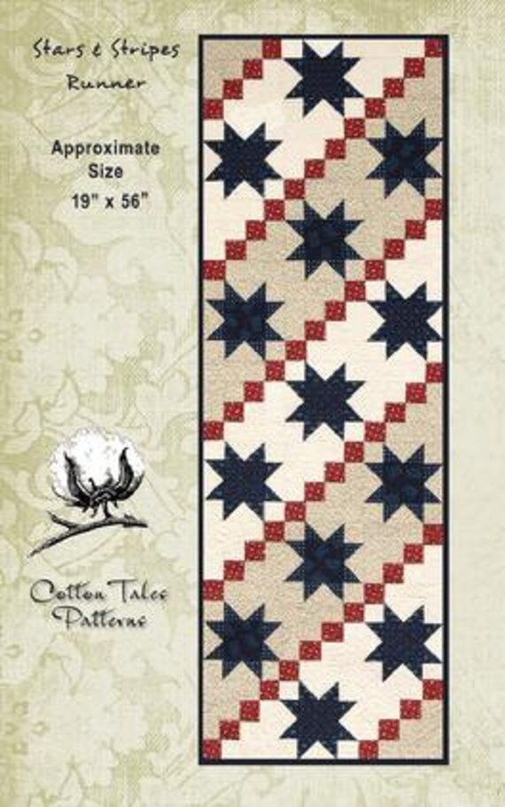 Stars and Stripes Digital Runner Pattern