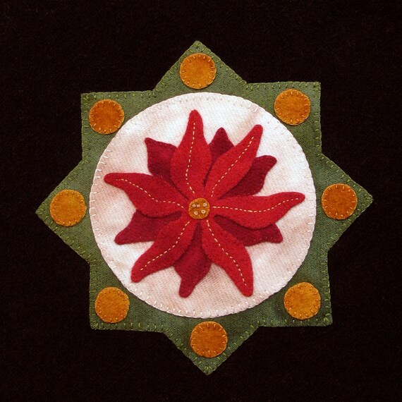 Wooly Poinsettia Digital Pattern