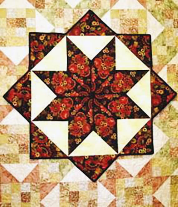 Kashmir Quilted Table Topper Digital Pattern