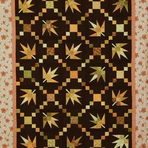 Falling Leaves Digital Quilt Pattern - Etsy