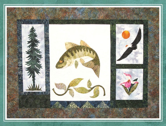 Minnesota Wild Digital Quilt Pattern - Wall Quilt by Cotton Tales Designs