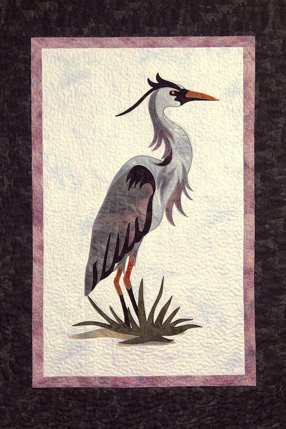Blue Heron Quilt Pattern by Cotton Tales