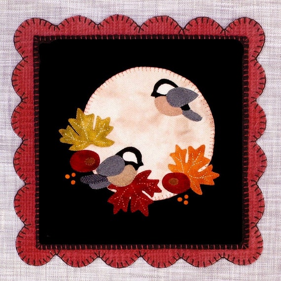 Autumn Chickadee Digital Pattern