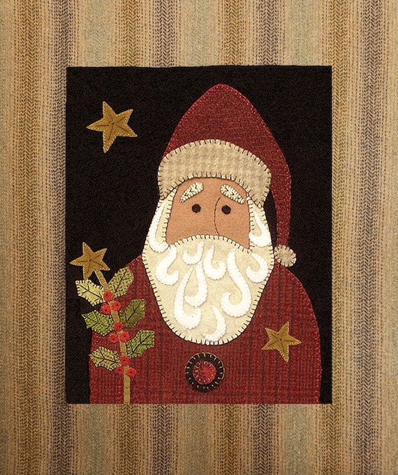 I Still Believe Santa - Wool Applique digital pattern