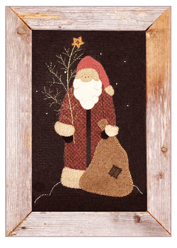 North Woods Santa Digital Pattern