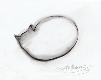 Original Graphite drawing on paper "Dream"