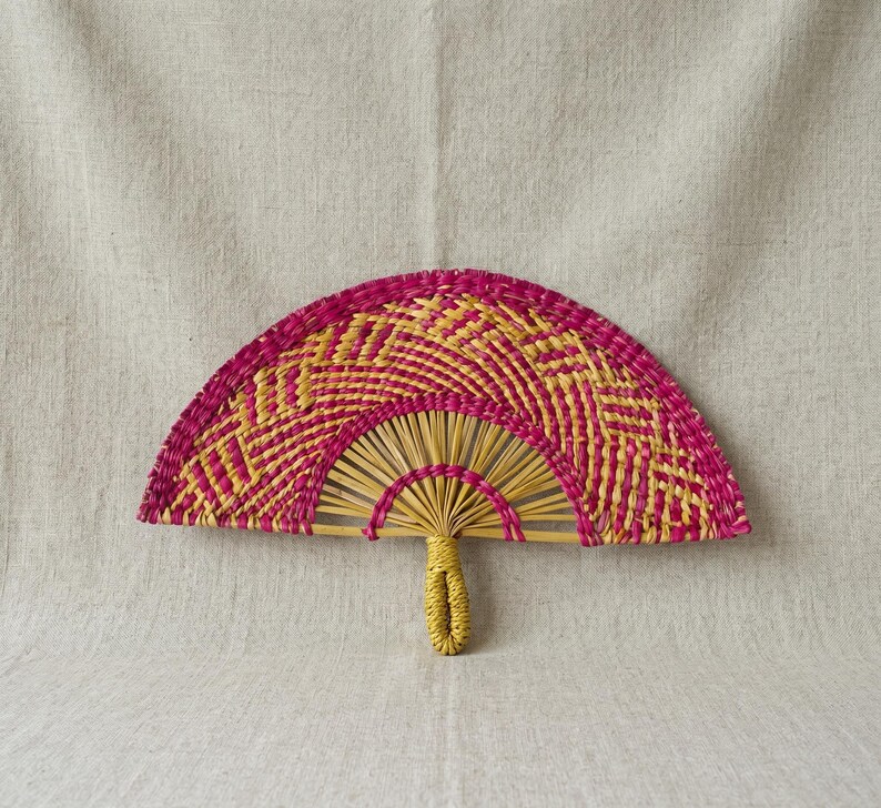 Boho Handwoven Seagrass Wall Fan, Natural Wicker Wall Art, Nordic Wall ...