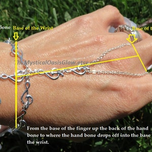 Steel slave bracelet ring bracelet hand chain bracelet ring hand jewelry slave ring silver hand bracelet chain Elven Jewelry Tree branch image 9