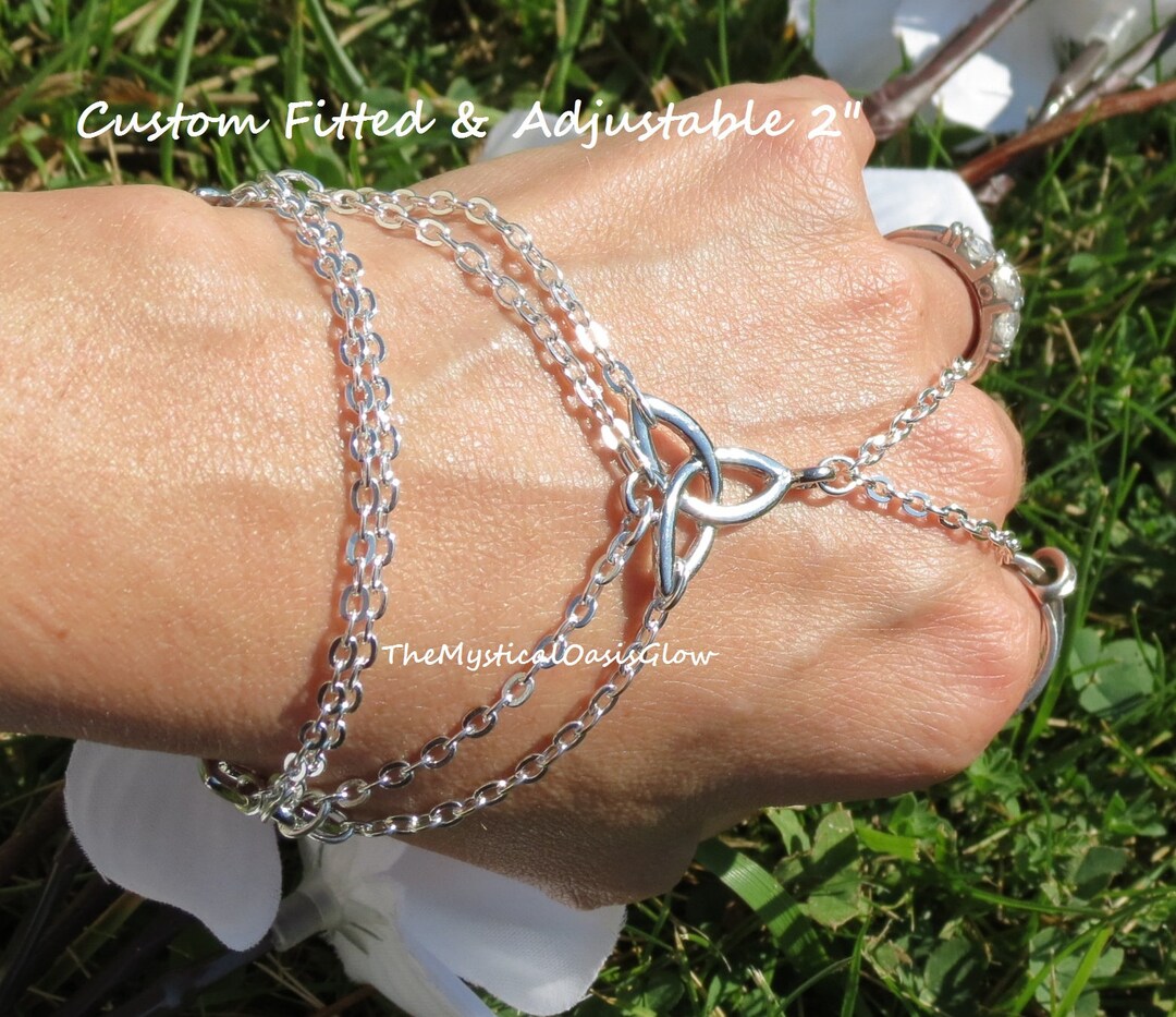 Triquetra Slave Bracelet Celtic Jewelry Slave Bracelets Etsy