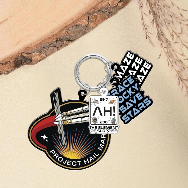 Astronaut Aluminum Keychain, Sci Fi Space Alien Charm, Astronomy Book ...