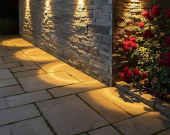 Paquete de 2 luces solares de pared para exteriores IP65 resistentes al agua, luces LED para cercas, luces solares para terrazas, iluminación para jardines, patios y caminos.