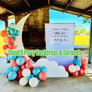 All Inclusive Event Backdrop Rental | Balloon Garland & Setup | Party Decor Package | Photo Backdrop for Any Celebration